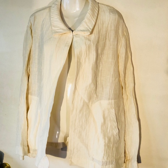 NWT Ellen Tracy ivory/white blazer - Picture 2 of 8